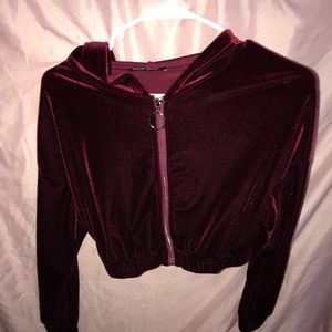 Selling as set !!!! . Maroon soft cropped sweater and jeggings matching. SIZE XS